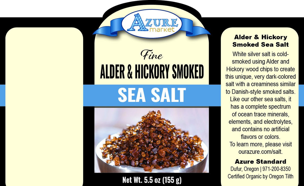 Sea Salt, Alder & Hickory Smoked, Fine