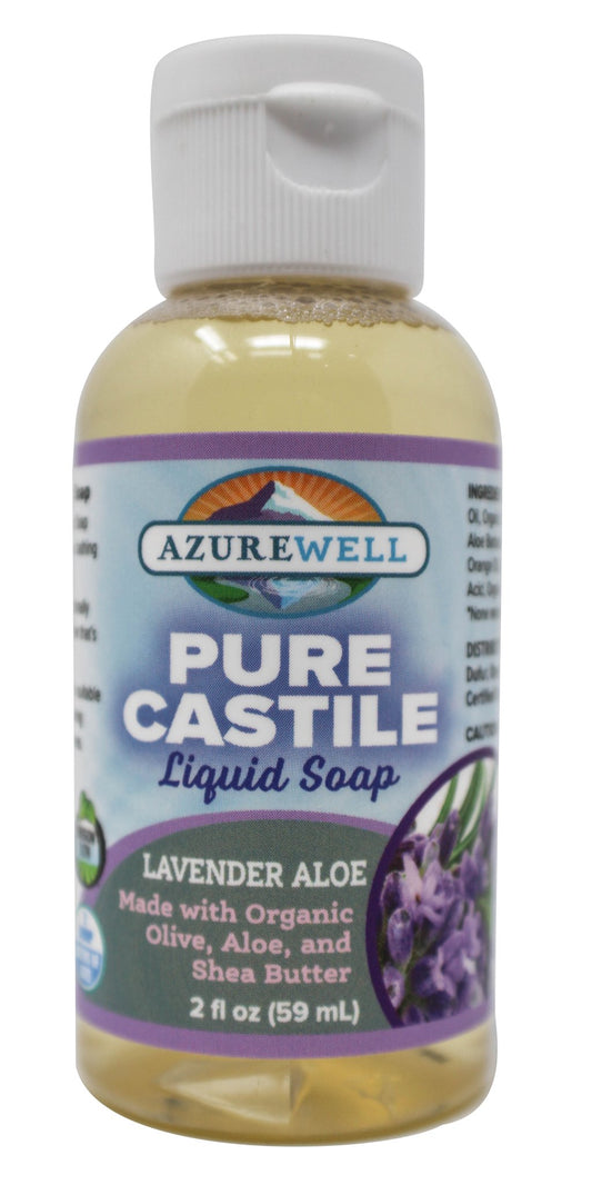 Castile Liquid Soap, Pure, Lavender Aloe, Organic