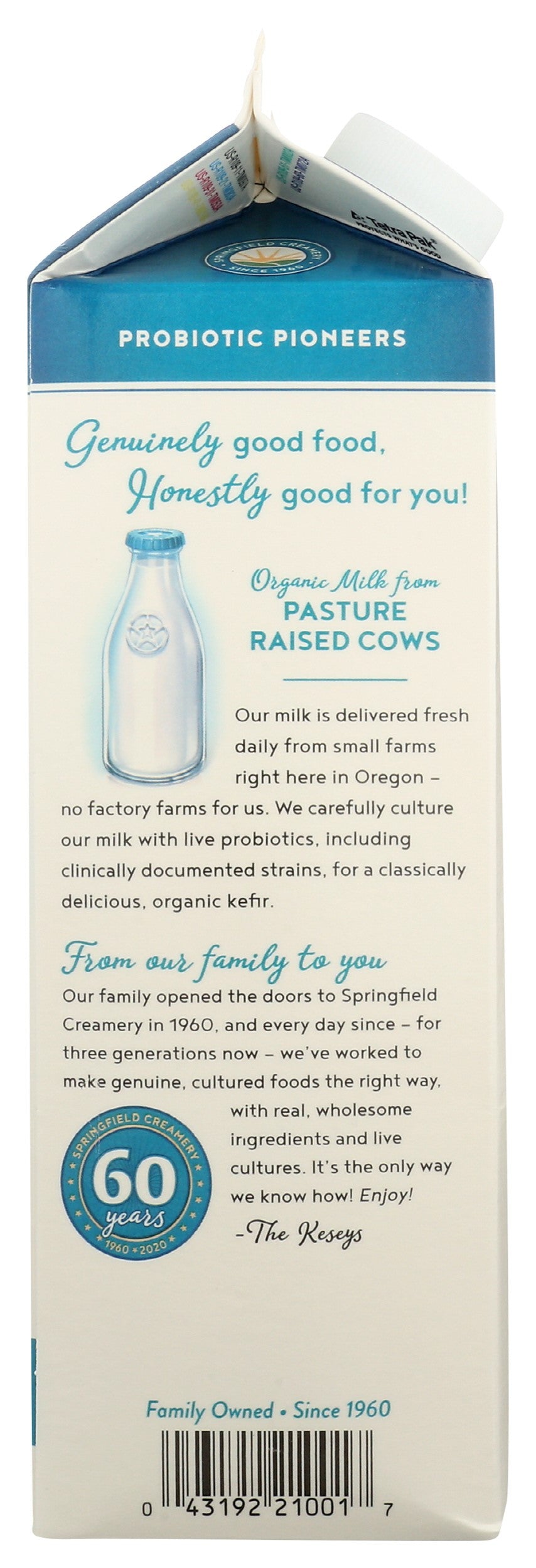 Kefir, Plain, Organic