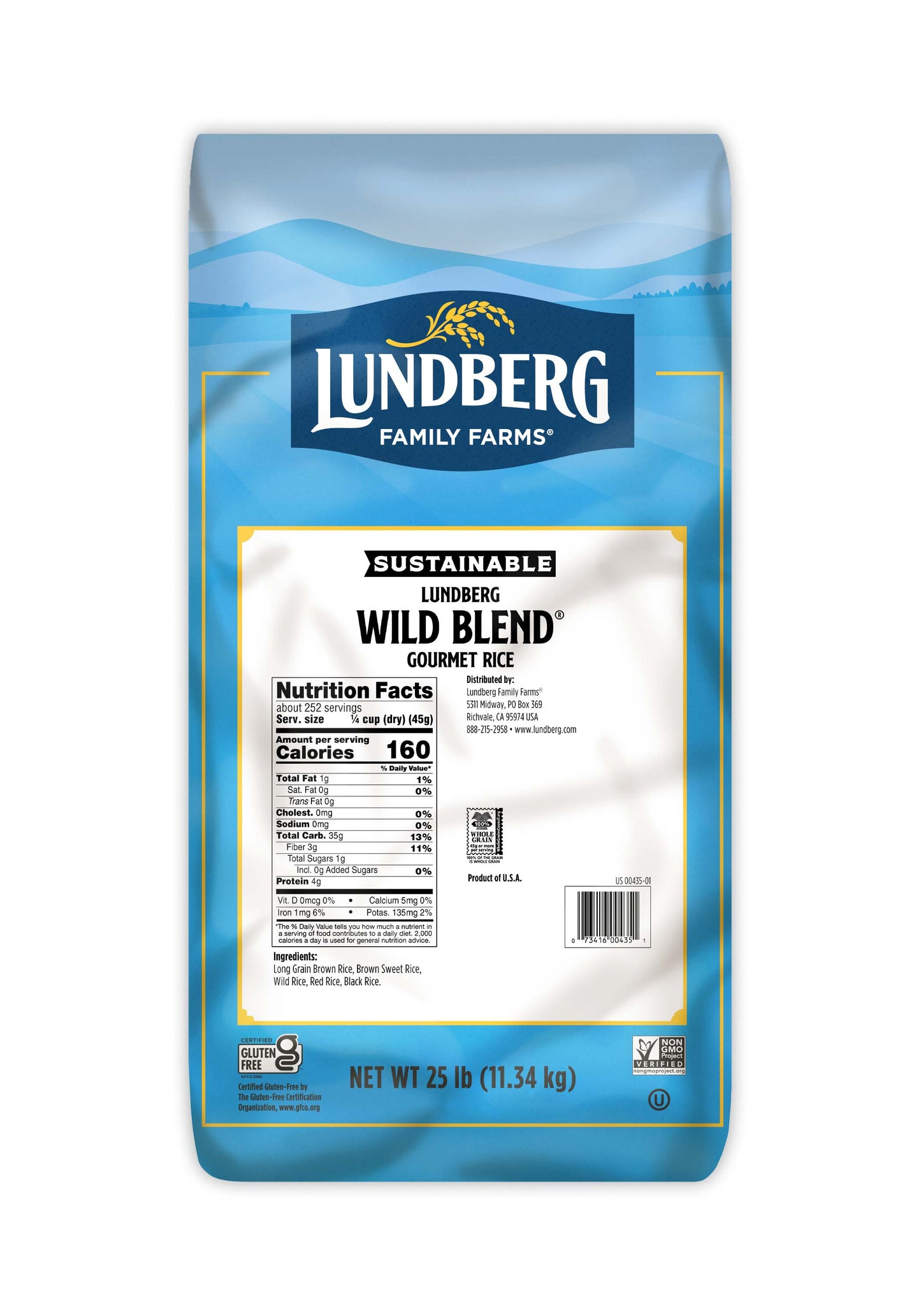 Rice, Wild Blend, Gourmet, Eco-Farmed, Gluten-Free
