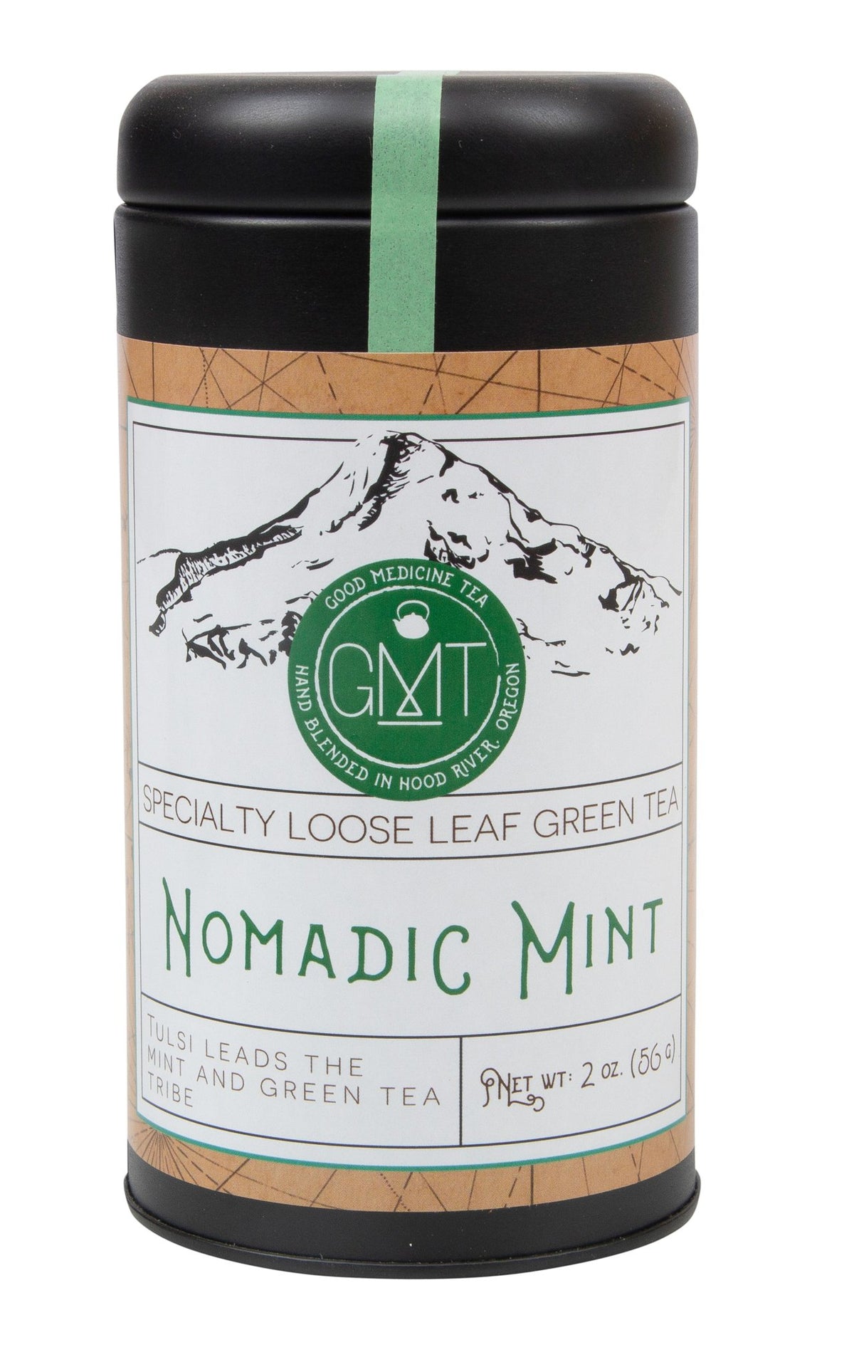 Nomadic Mint, Loose Leaf Green Tea Blend