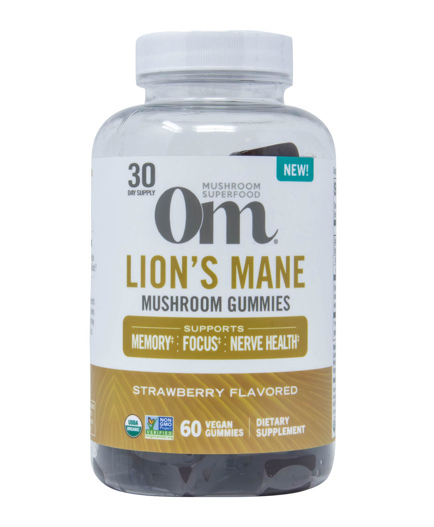 Mushroom Superfood Gummy, Lion's Mane, Organic