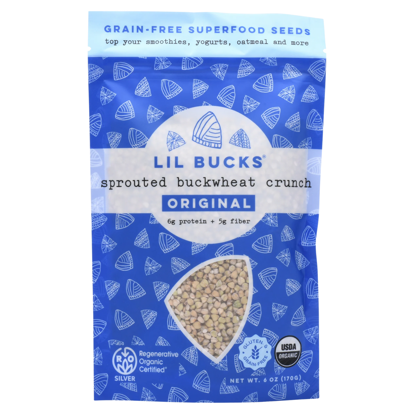 Sprouted Buckwheat Crunch, Original, Organic