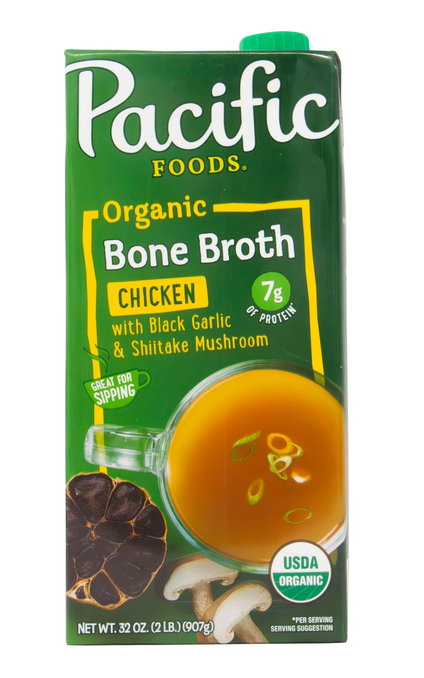 Chicken Bone Broth with Black Garlic & Shiitake, Organic