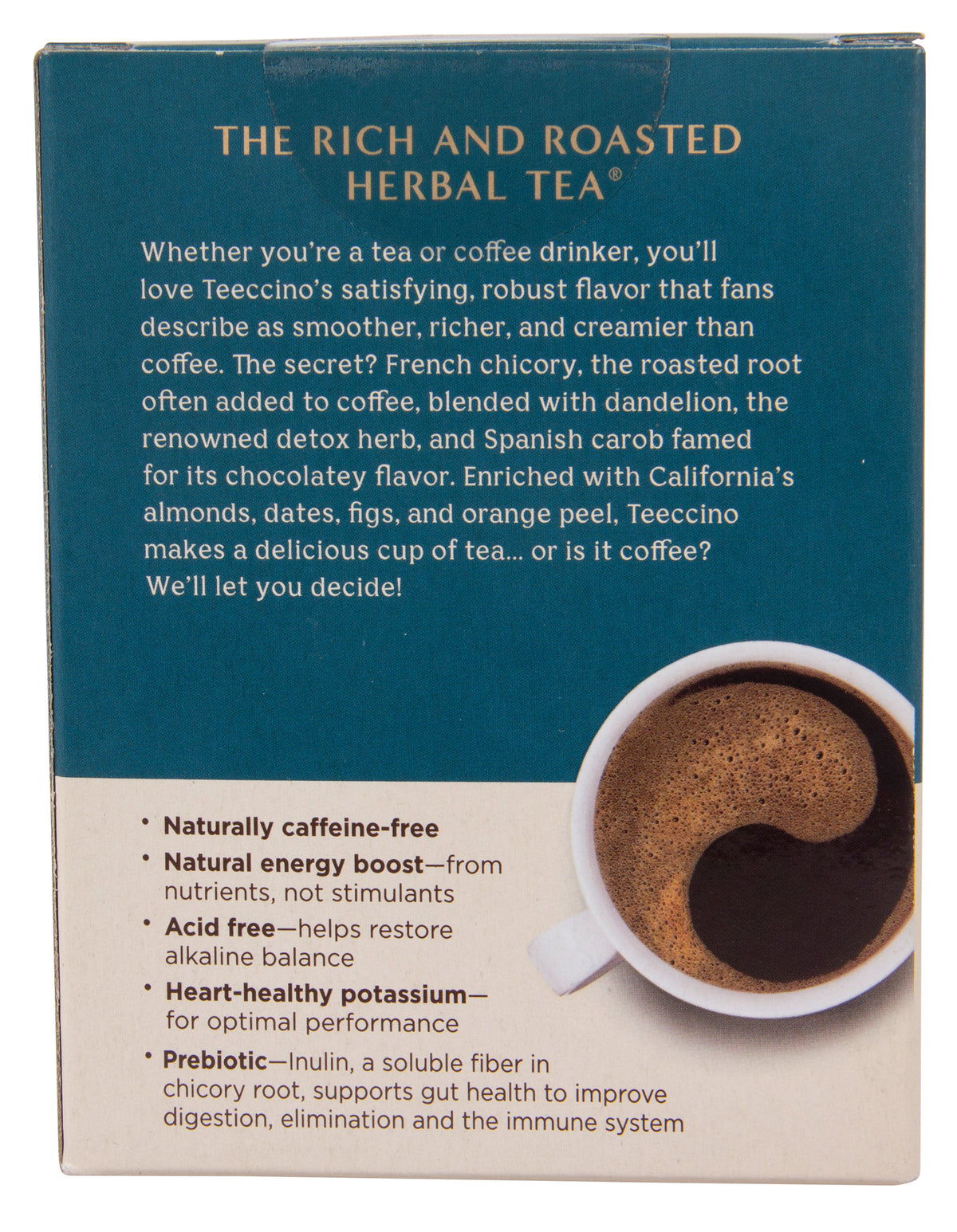 Dandelion Coconut, Roasted, Herbal Tea Bags, Organic