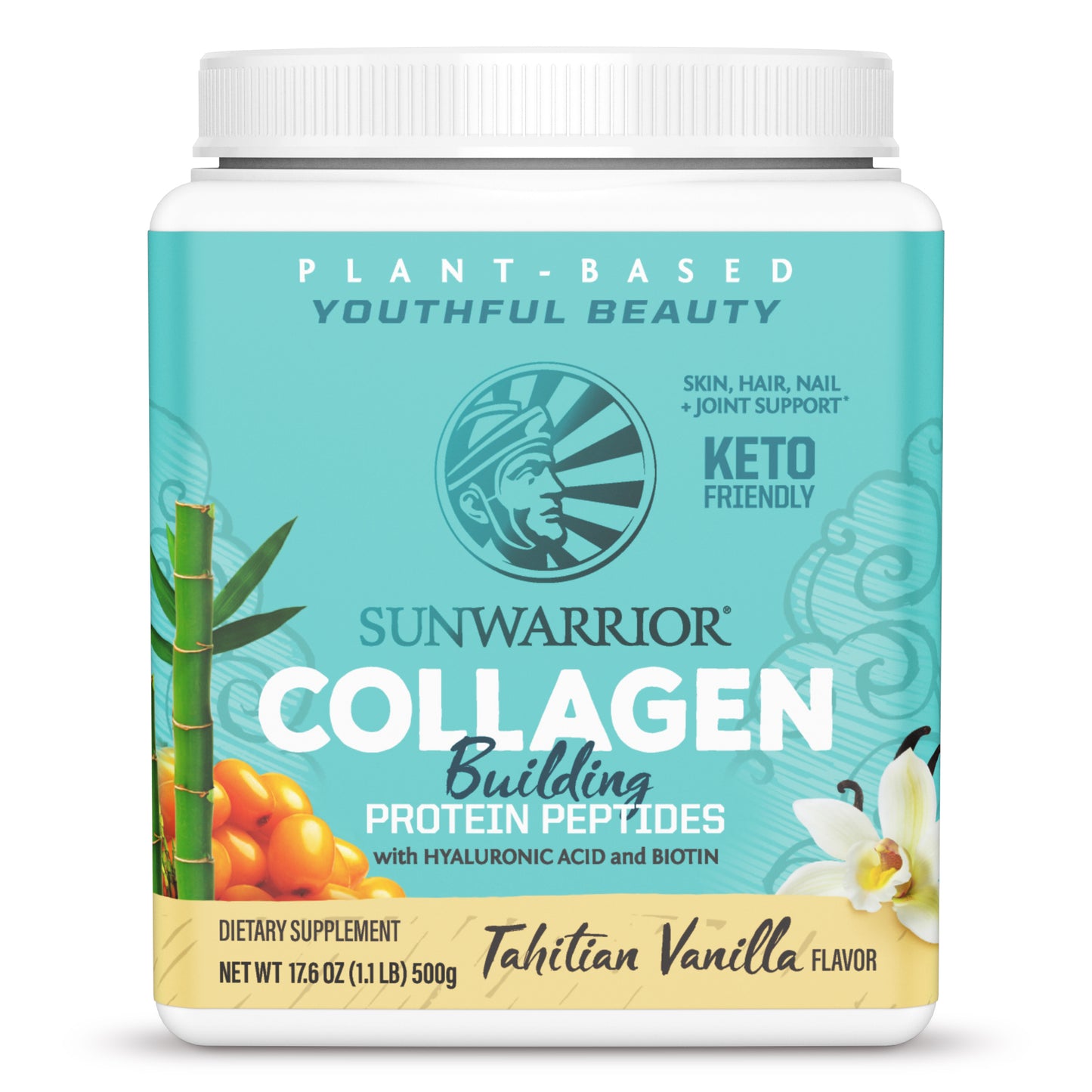 Collagen Building Protein Peptides Powder, Tahitian Vanilla