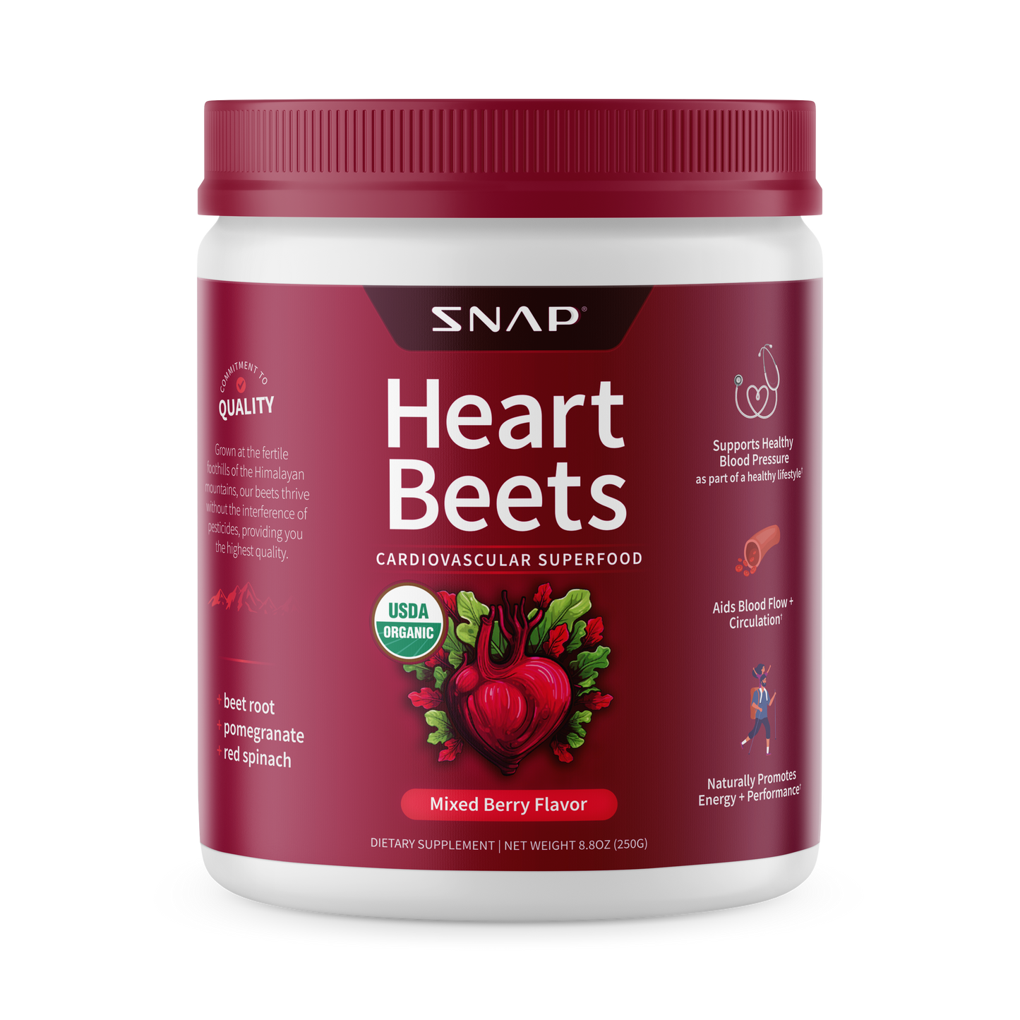 Heart Beets, Original Berry, Organic