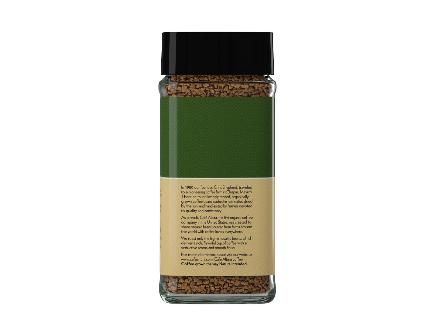 Instant Coffee, Freeze Dried, Medium Roast, Fair Trade, Organic