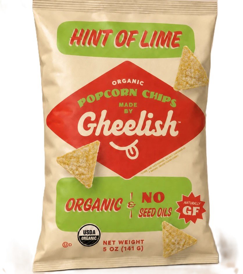 Puffed Corn Chip, Lime, Organic