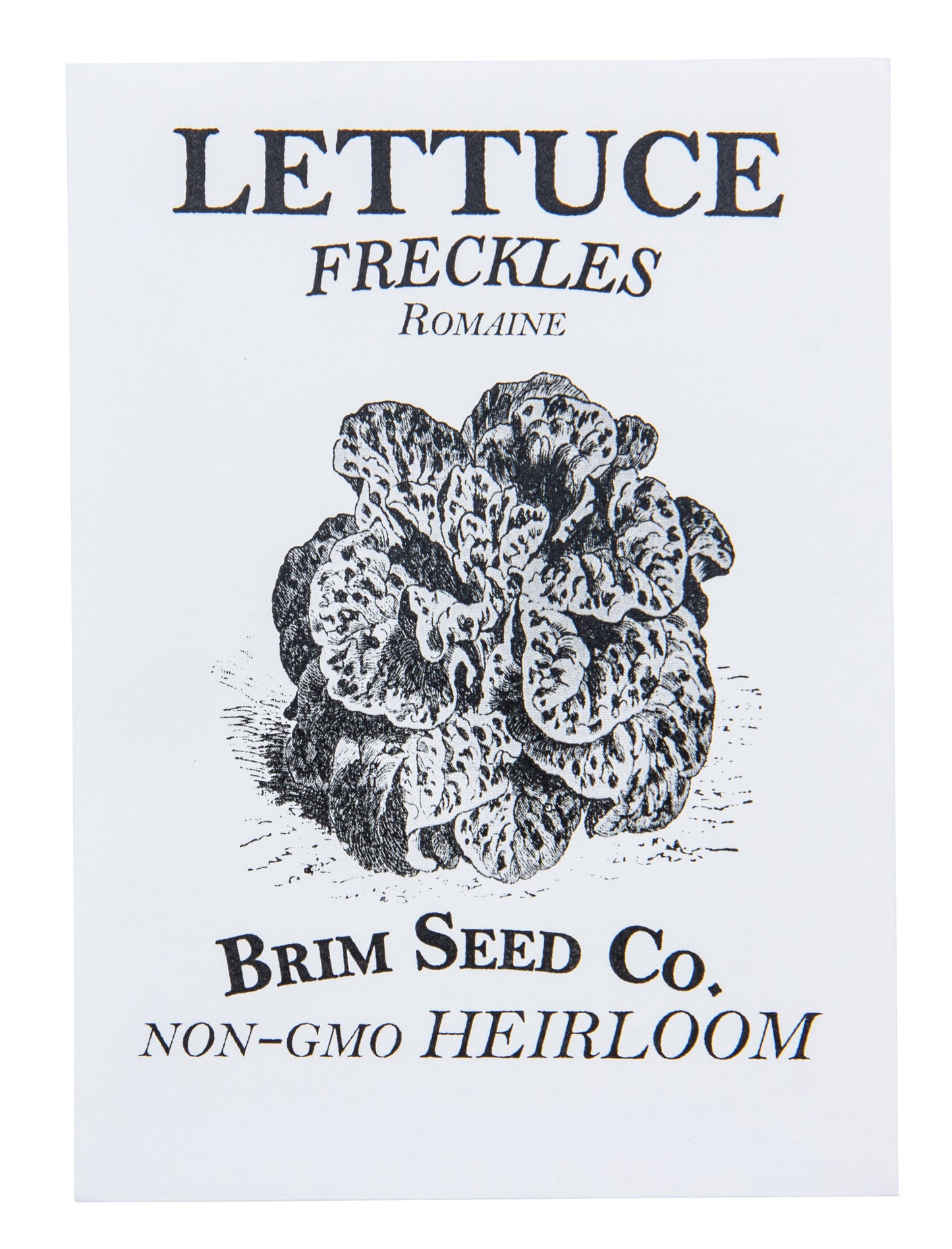 Lettuce, Romaine Freckles Heirloom Seed