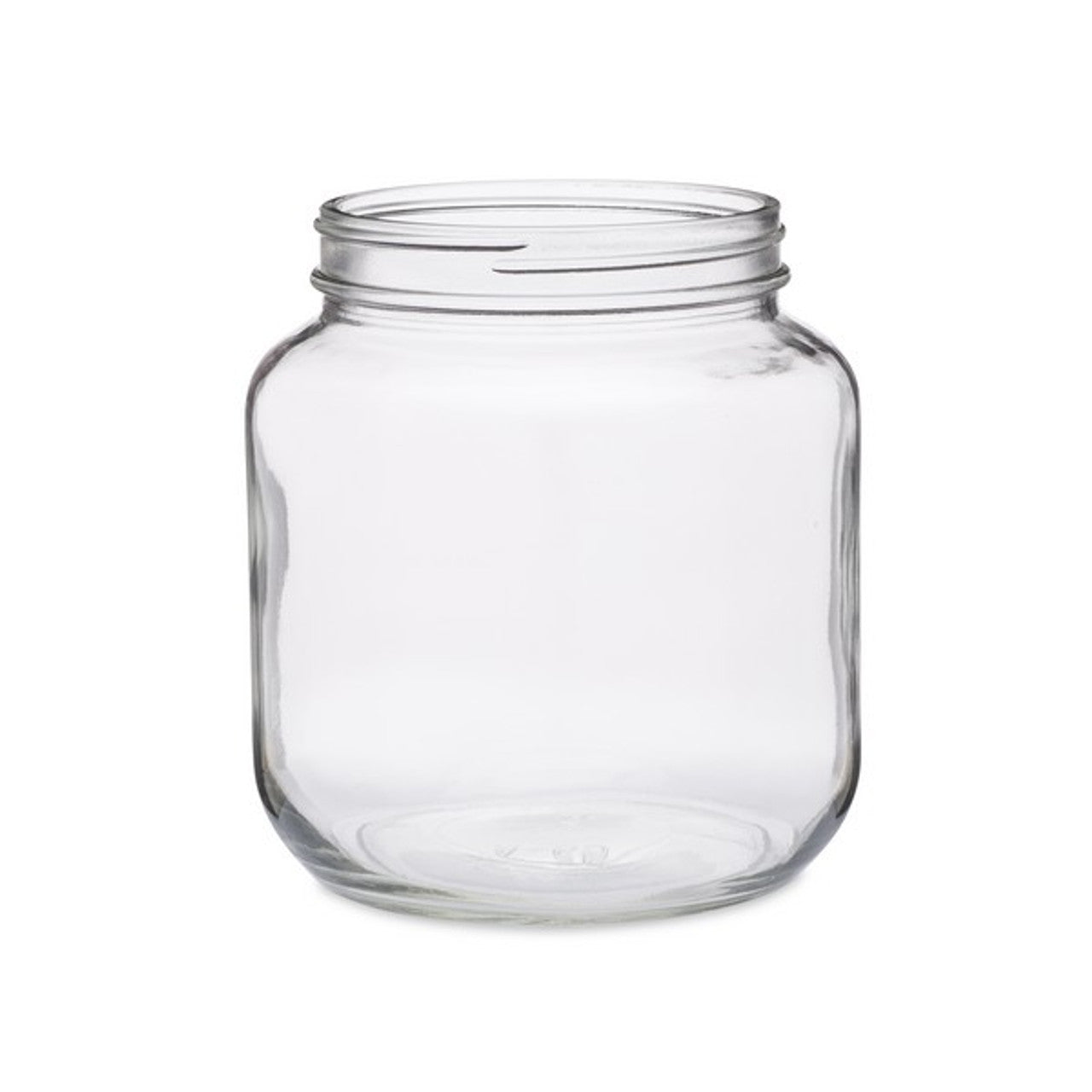 Glass Wide Mouth 1/2 Gallon Jar, No Lid