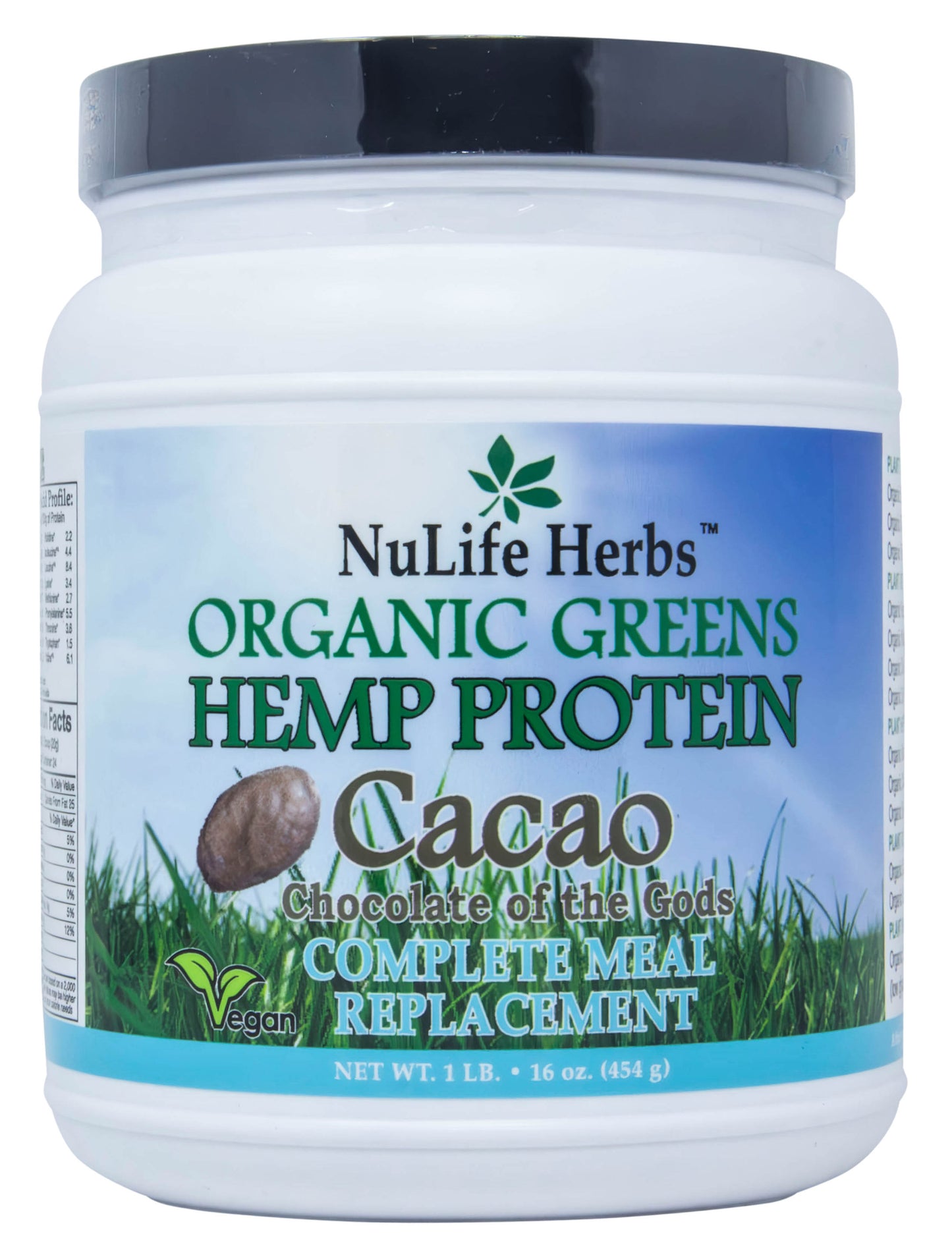 Hemp Cacao Plant Protein Powder