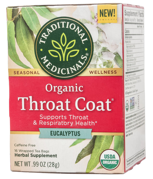 @Throat Coat, Eucalyptus, Tea, Organic