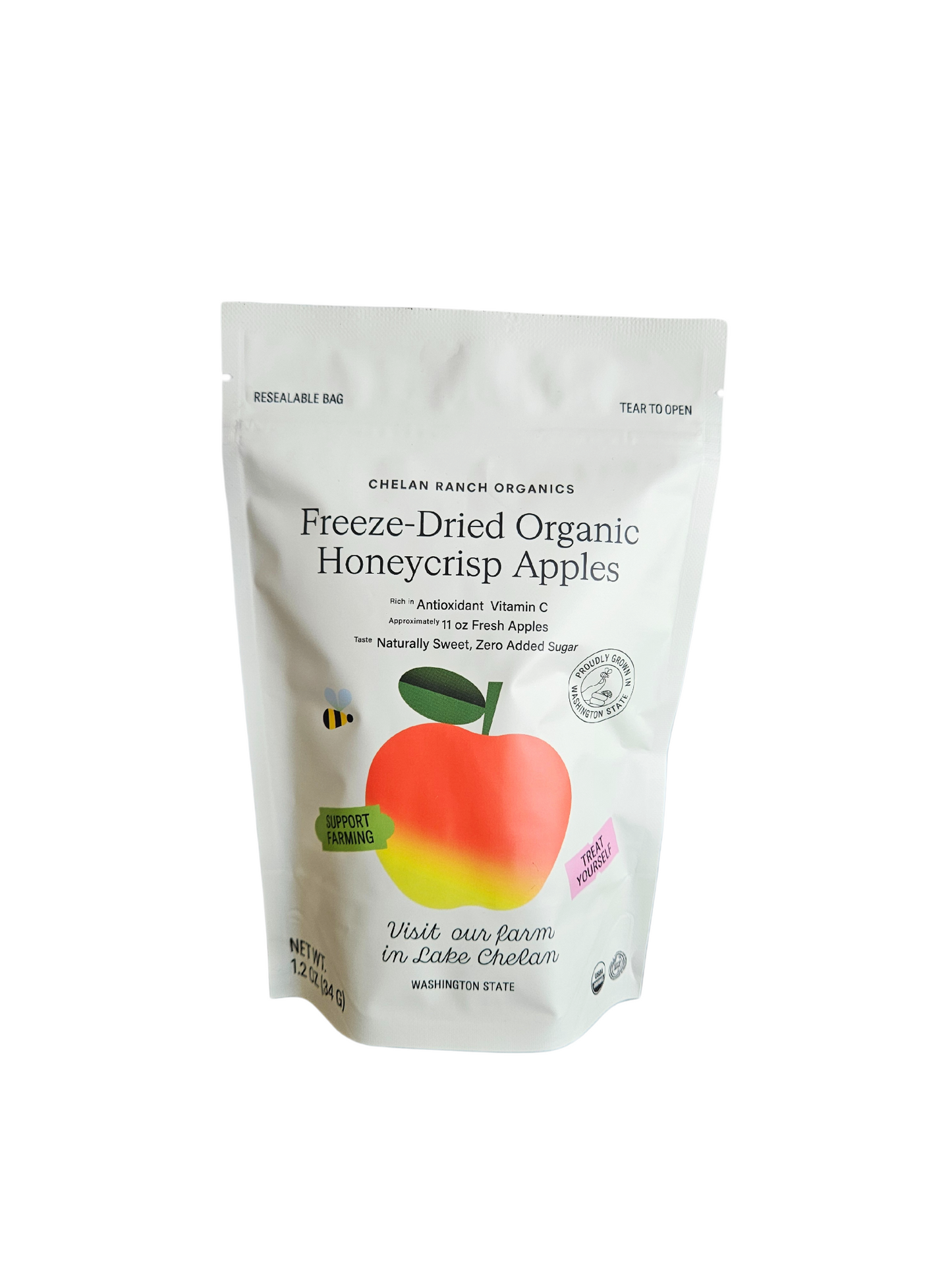 Apples Honeycrisp , Freeze Dried, Organic