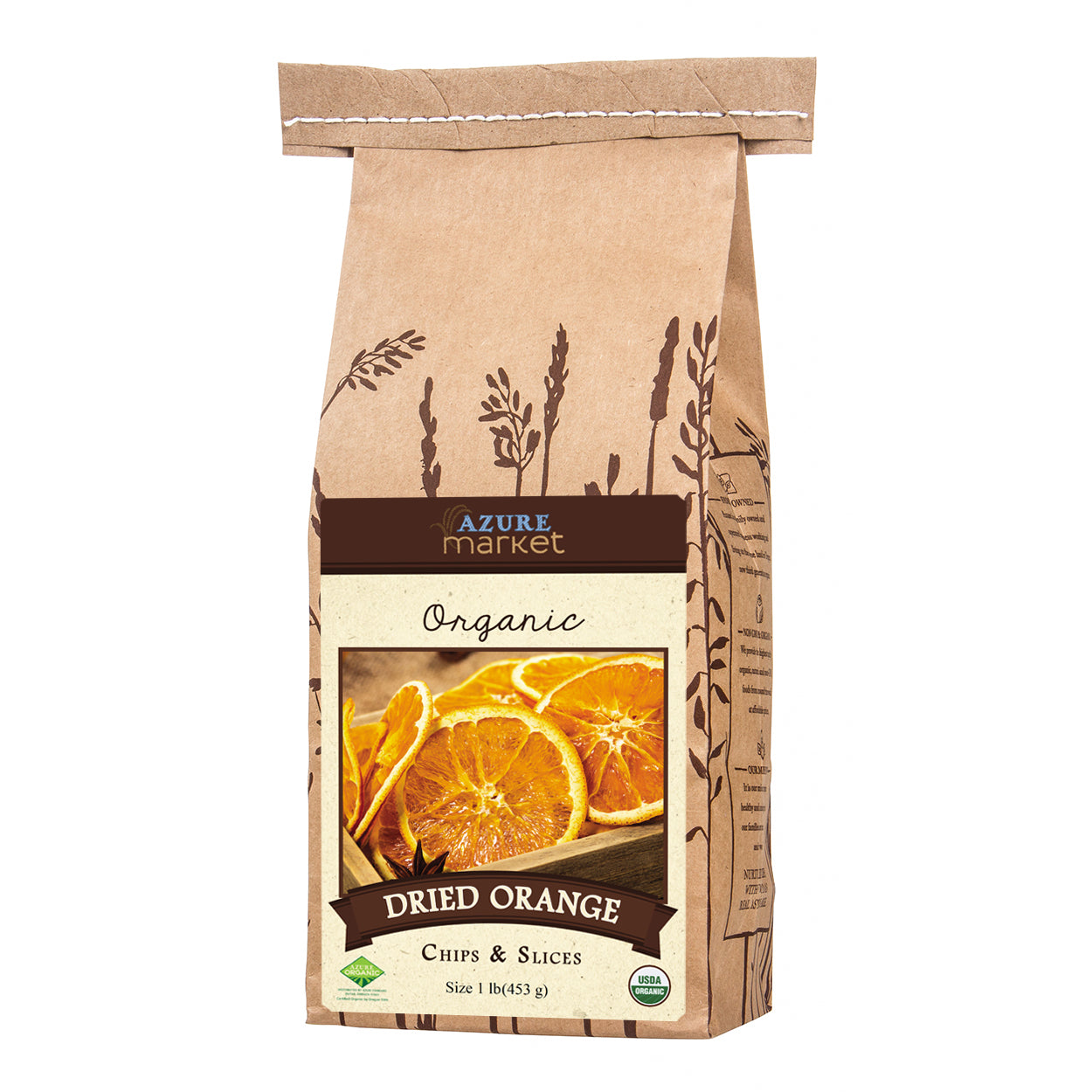 Orange Slices, Dried, Organic