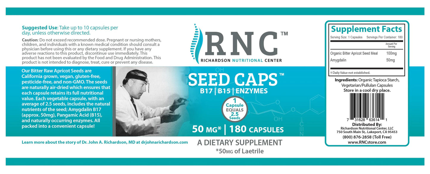 Seed Caps, B17, B15, Enzymes