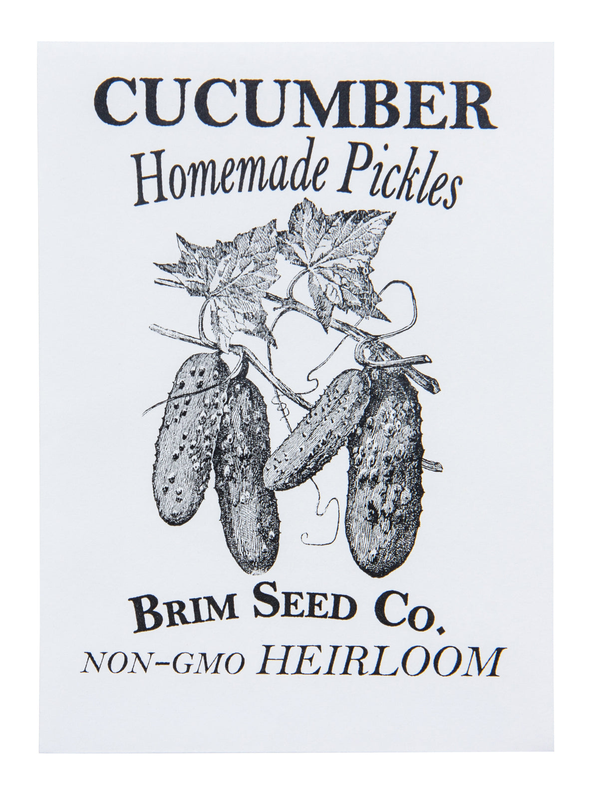 Cucumber, Homemade Pickles Heirloom Seed