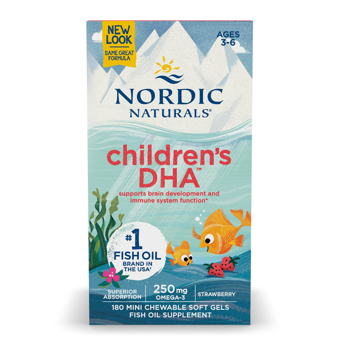 @@Children's DHA Cod Liver Oil, Strawberry