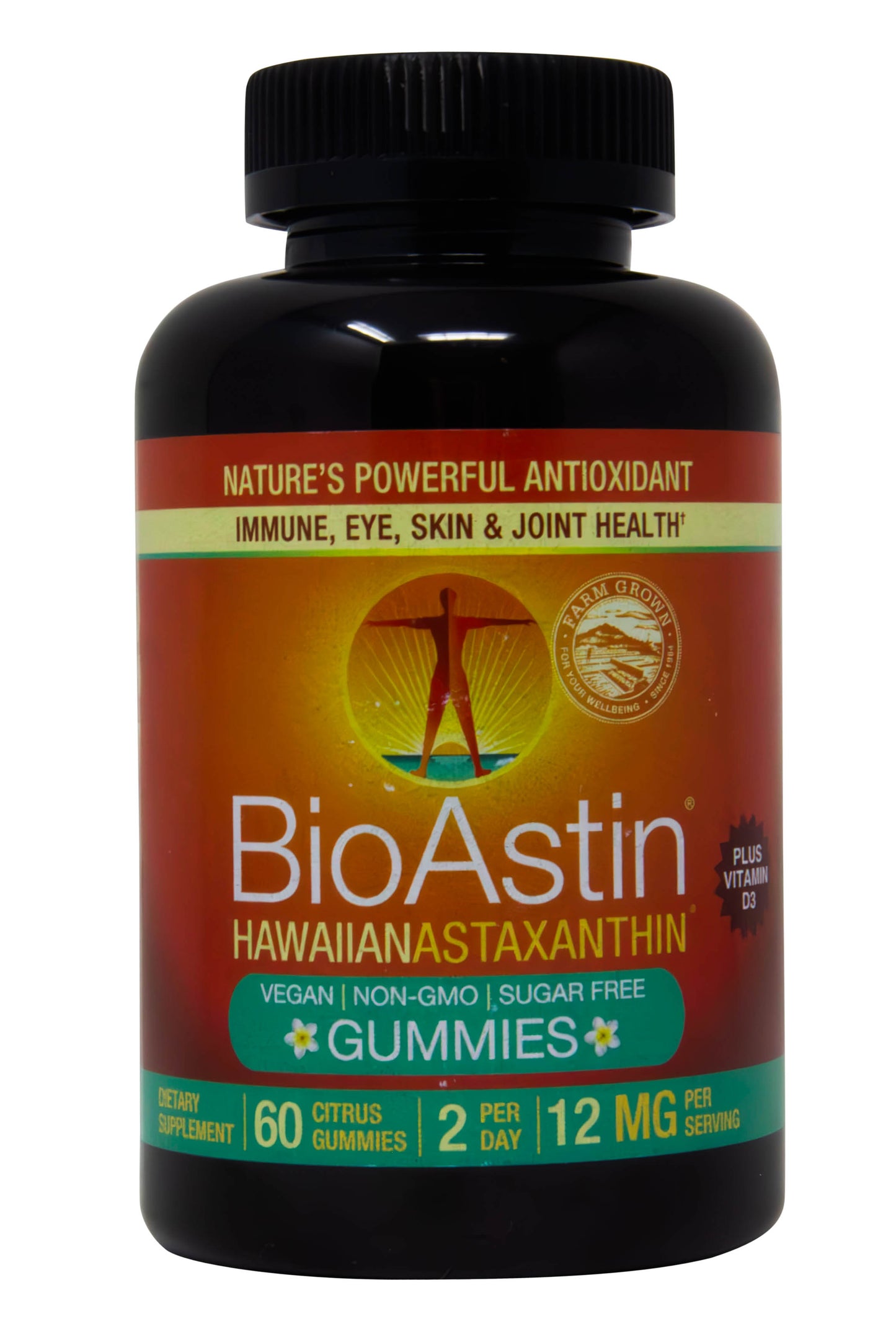 BioAstin Supreme, Hawaiian Astaxanthin Gummies, 6 mg