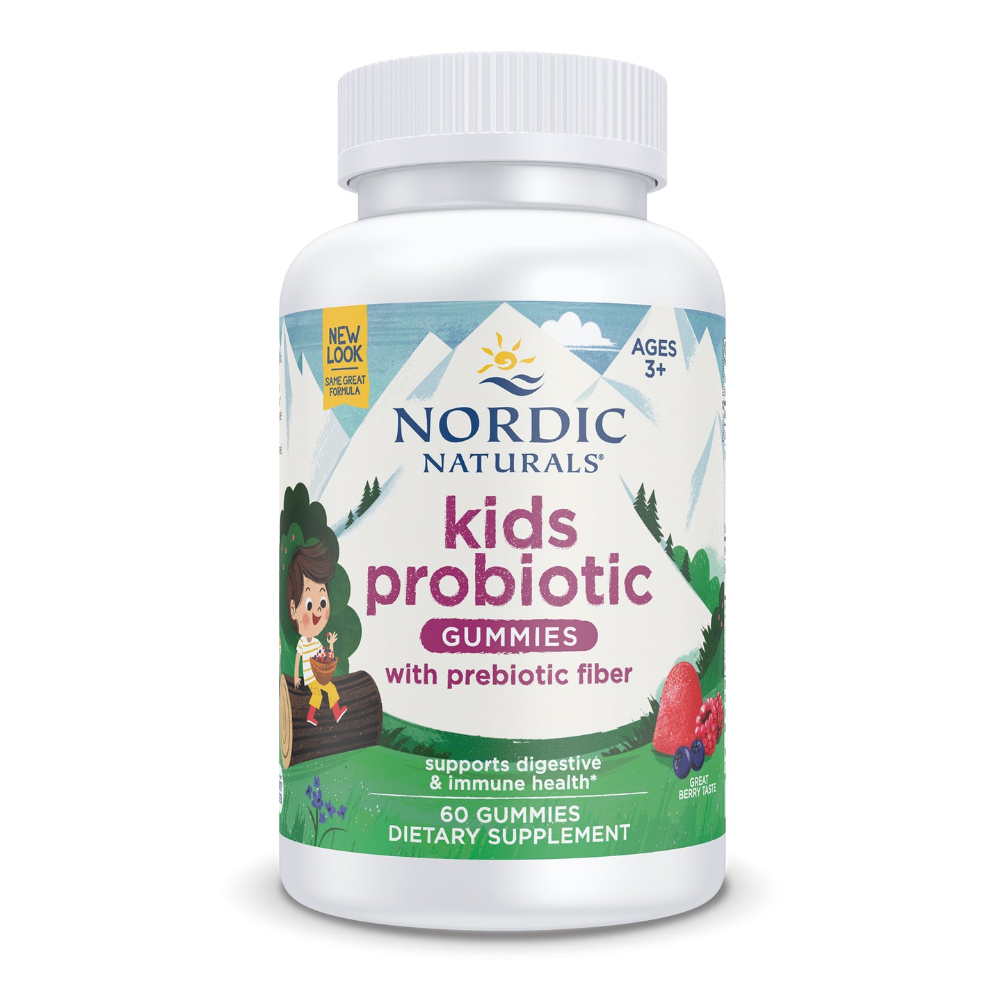 Probiotic Gummies, Kids, Merry Berry Punch