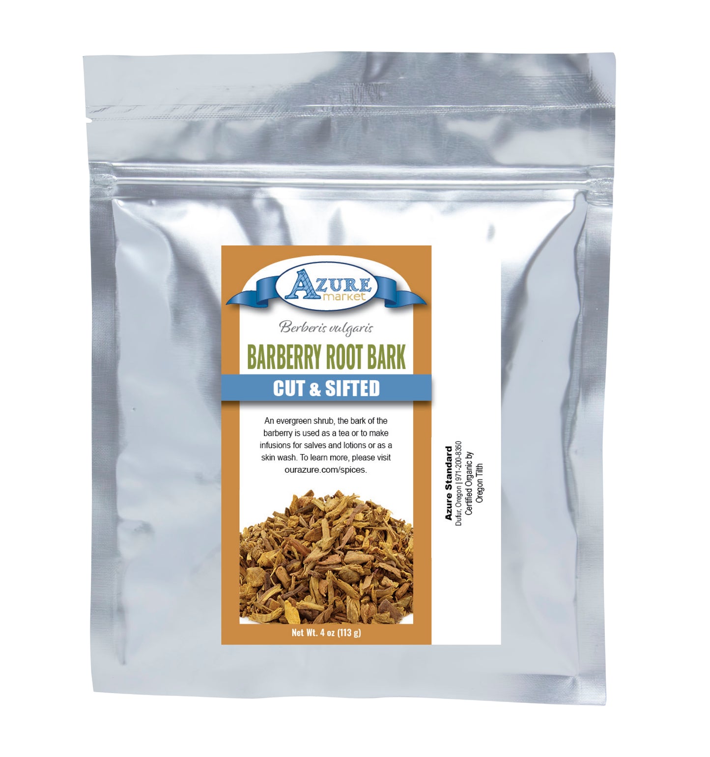 Barberry Root Bark, Cut & Sifted