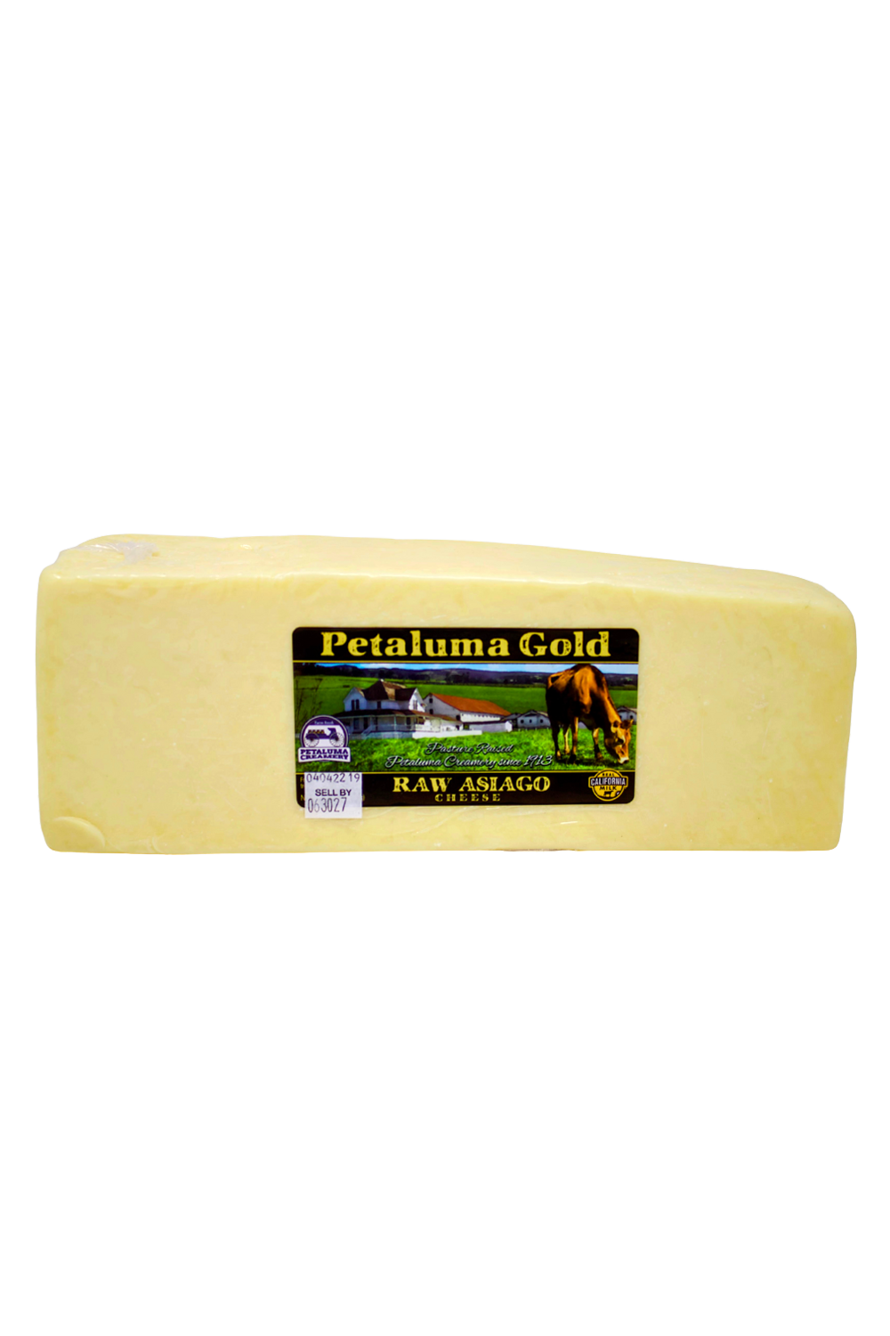 Asiago Cheese, Raw, Grass-fed, Random Weight