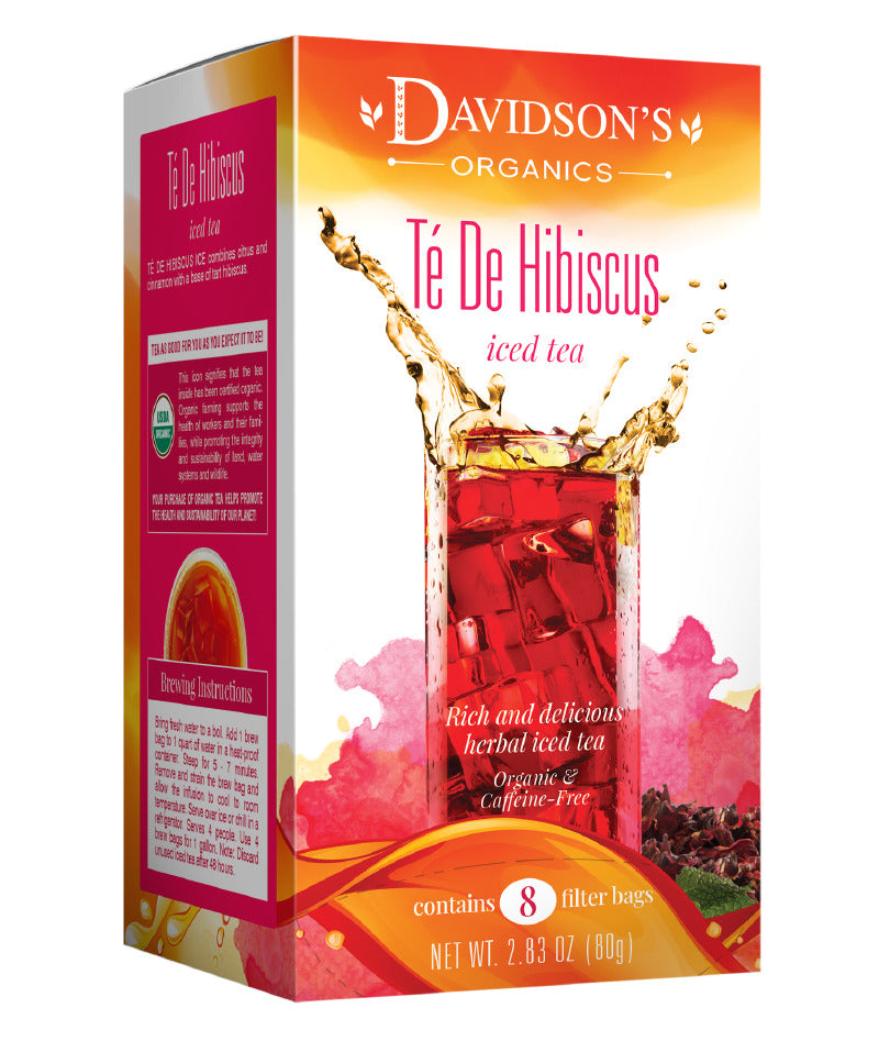 @Iced Tea, Te De Hibiscus Ice, Organic