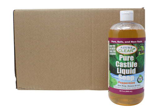 Castile Liquid Soap, Pure, Peppermint, Organic