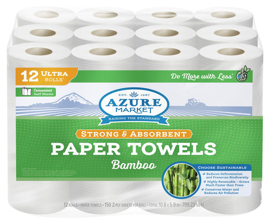 Bamboo Paper Towel, 150 Sheets