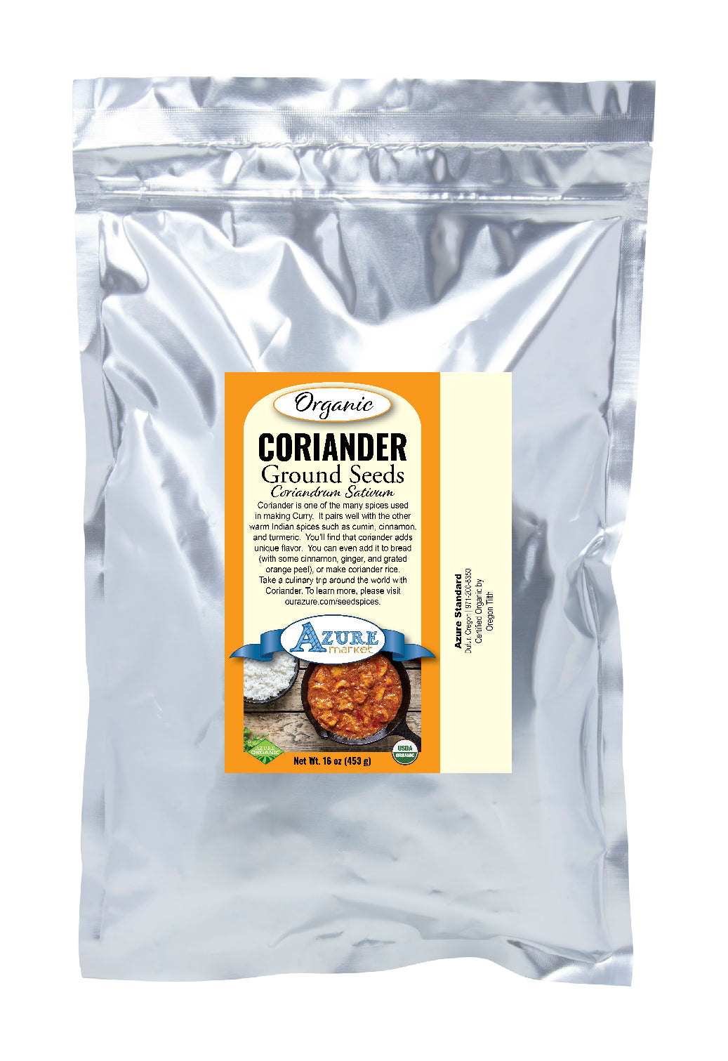 Coriander Seed, Ground, Organic