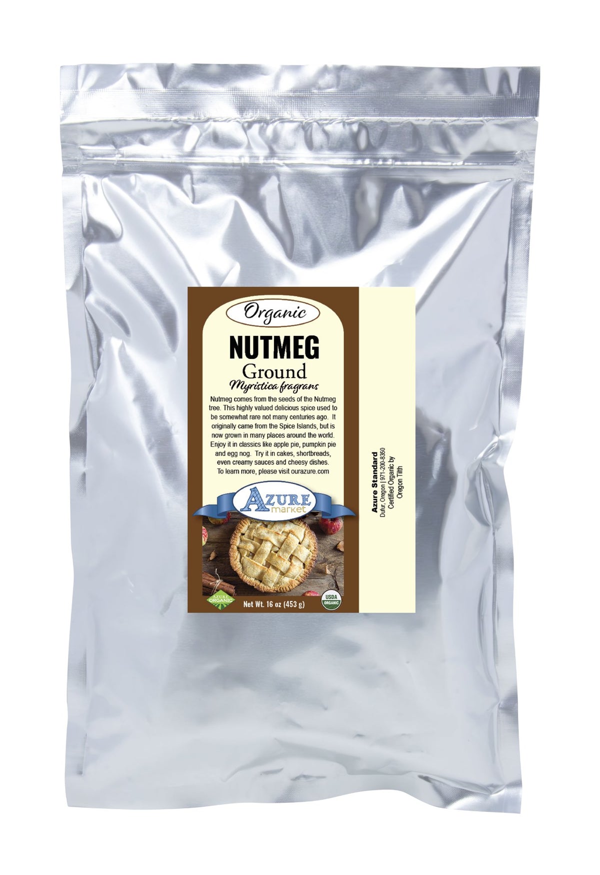 Nutmeg, Ground, Organic