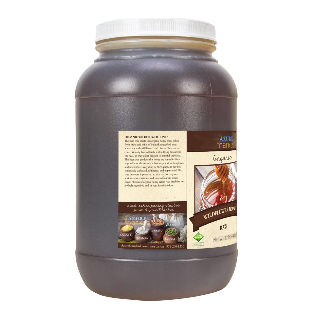 Honey, Raw, Wildflower, Organic