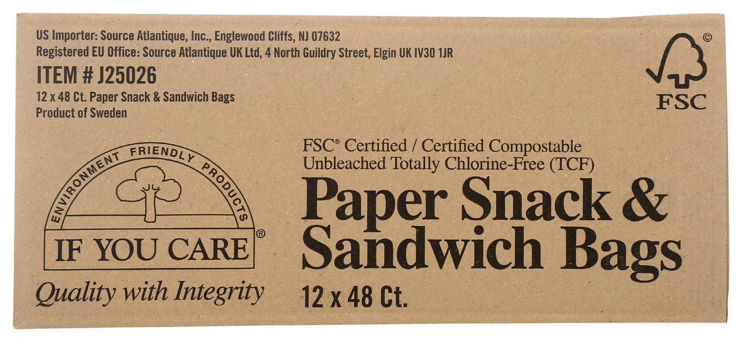 Paper Sandwich Snack Bags