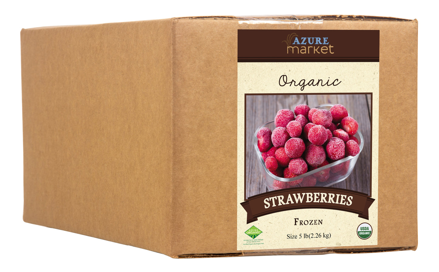 Strawberries, Whole, Frozen, Organic