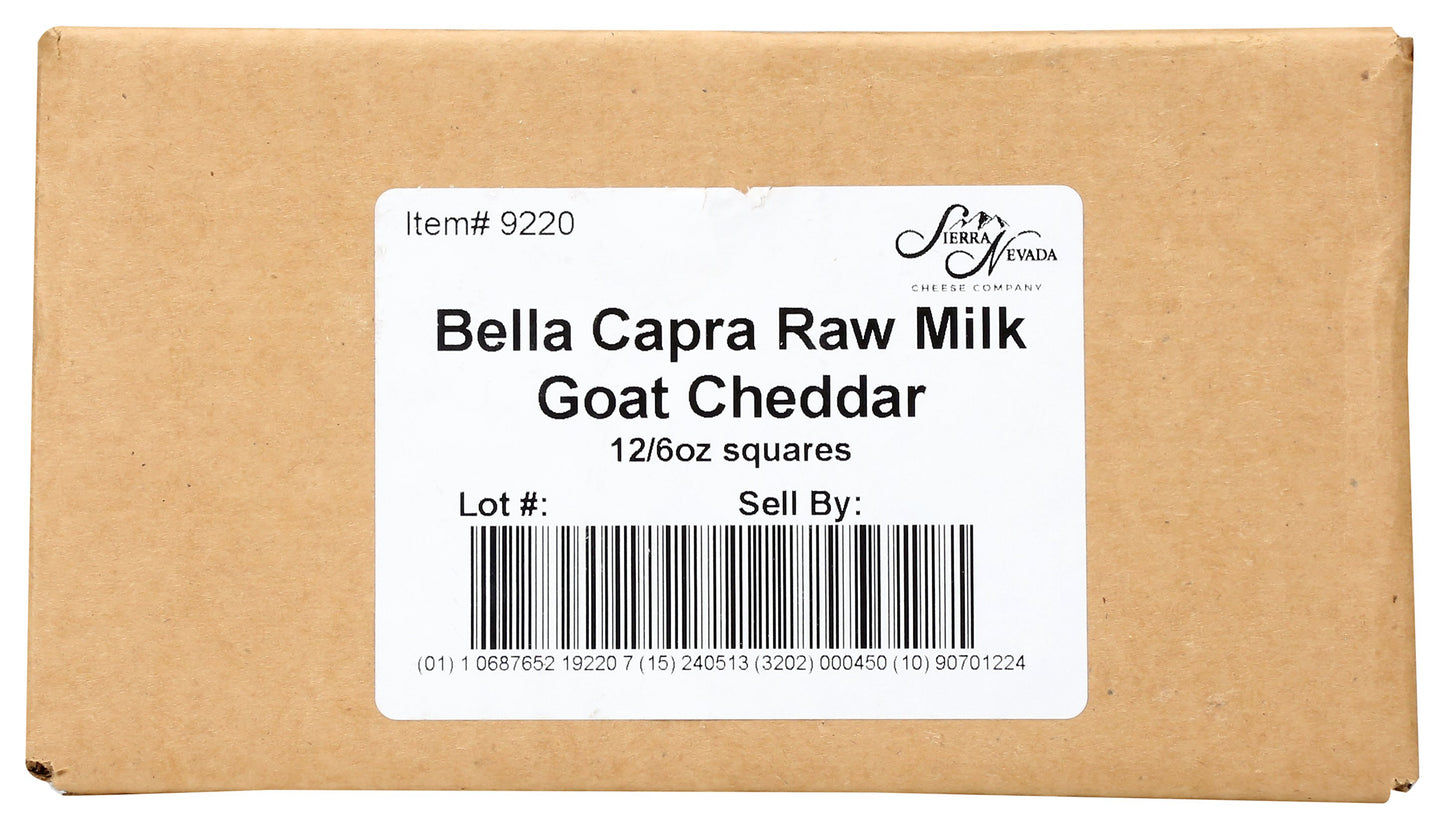 Caprae Collection, Cheddar, Aged Goat Cheese, Raw