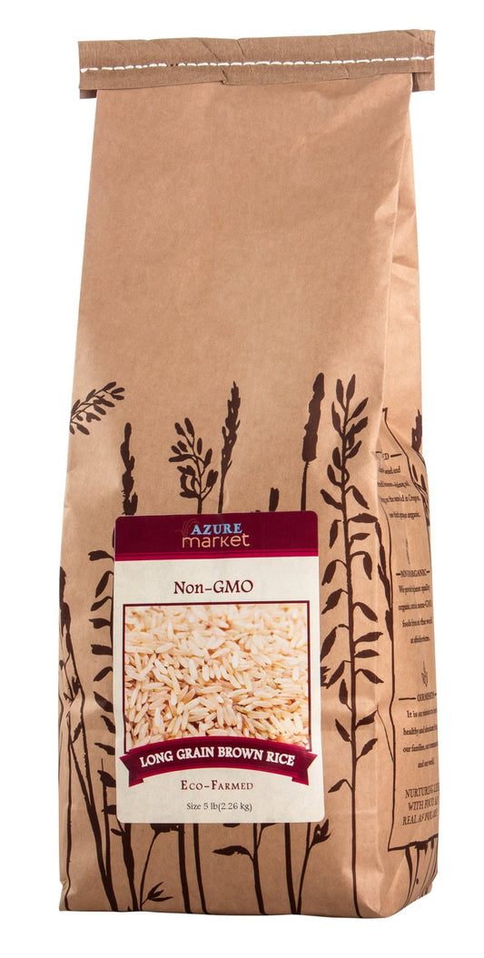 Rice, Long Grain, Brown, Eco-Farmed, Gluten Free
