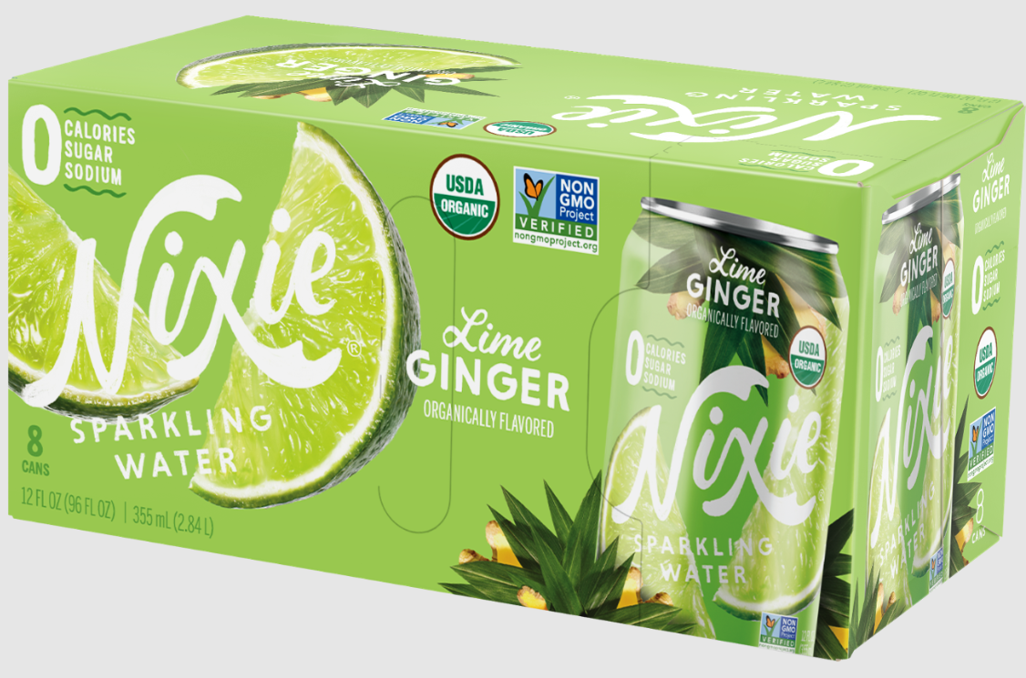 Sparkling Water, Lime Ginger, Organic