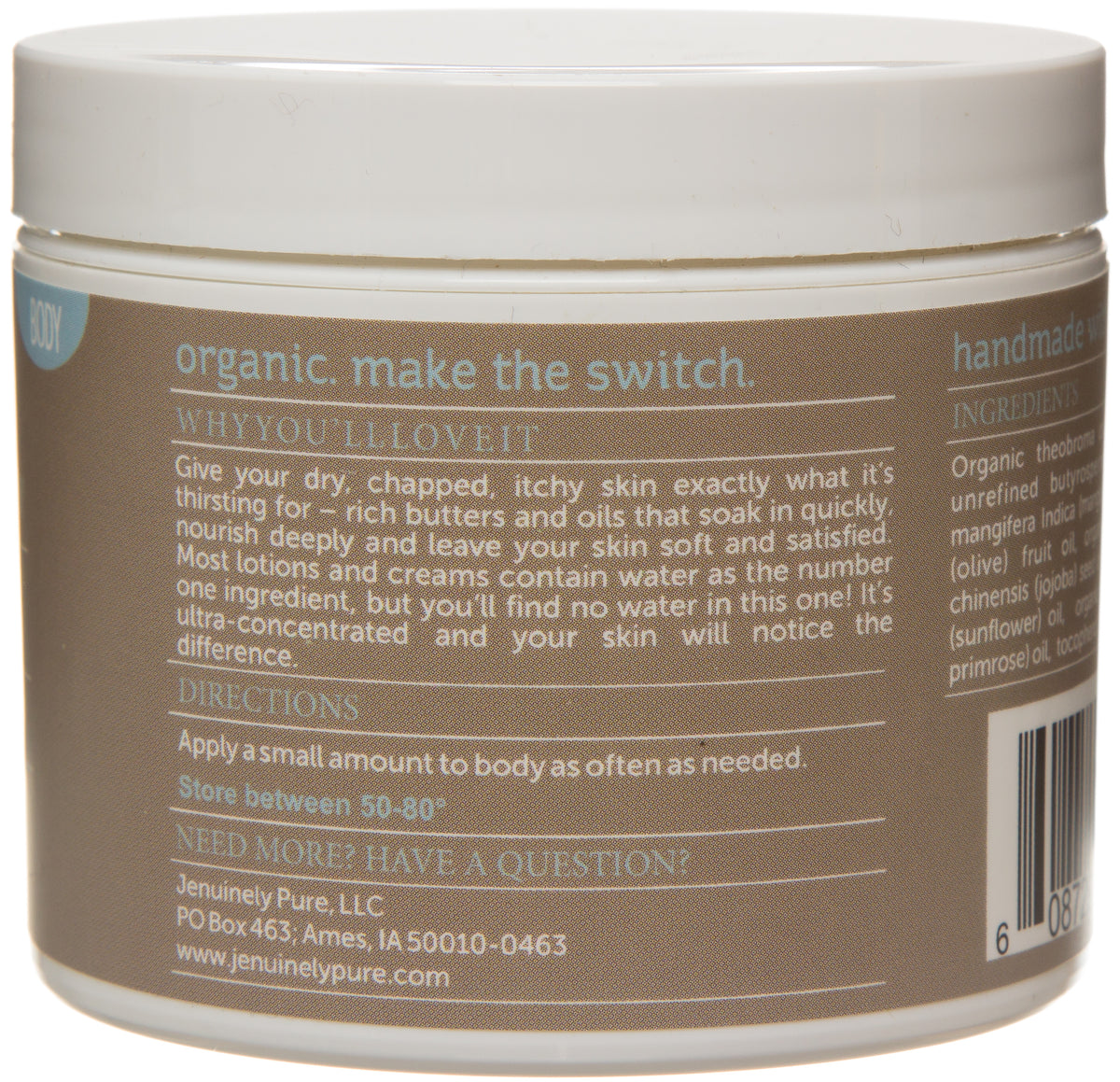 Body Cream, Vanilla