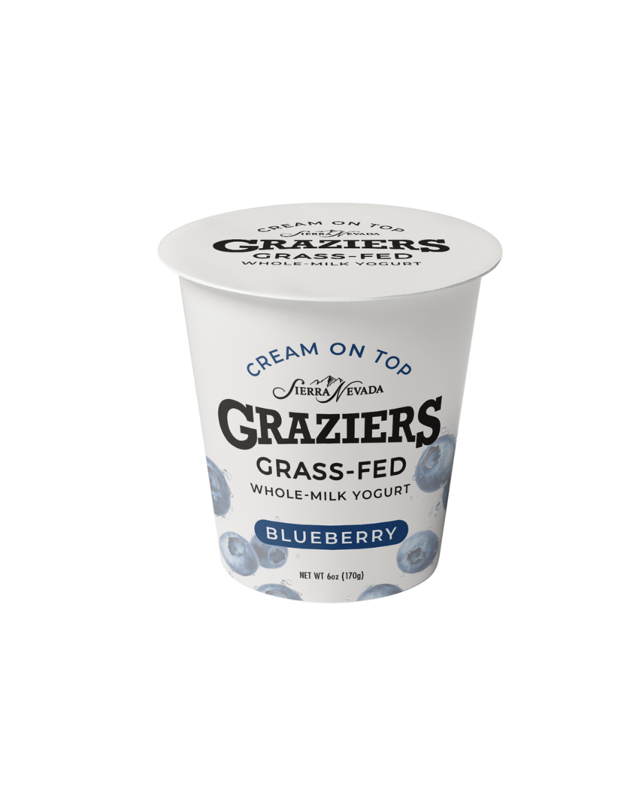 Graziers, Whole Milk Yogurt, Blueberry, Grass-Fed