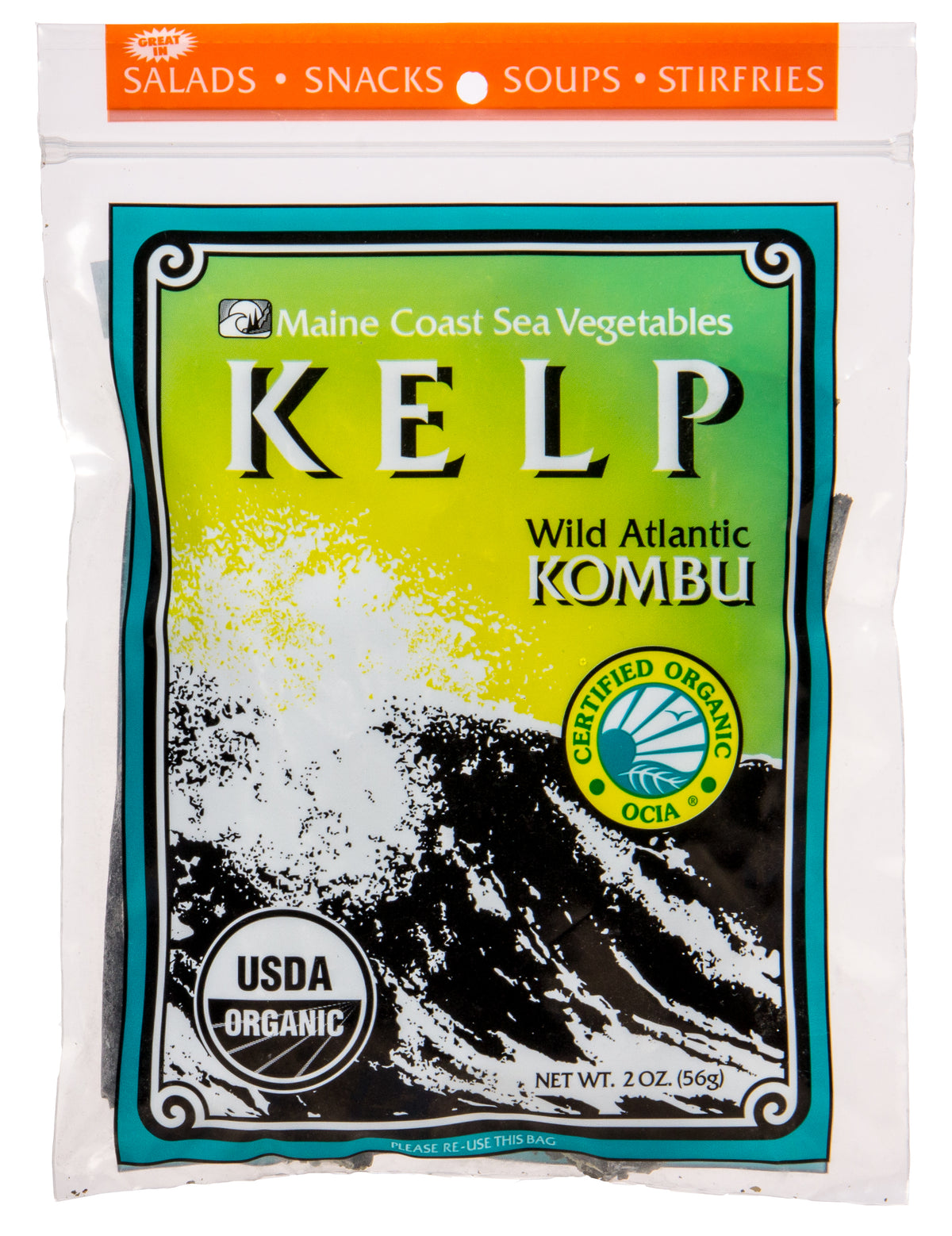Kelp, Wild Atlantic Kombu, Whole Plant, Organic