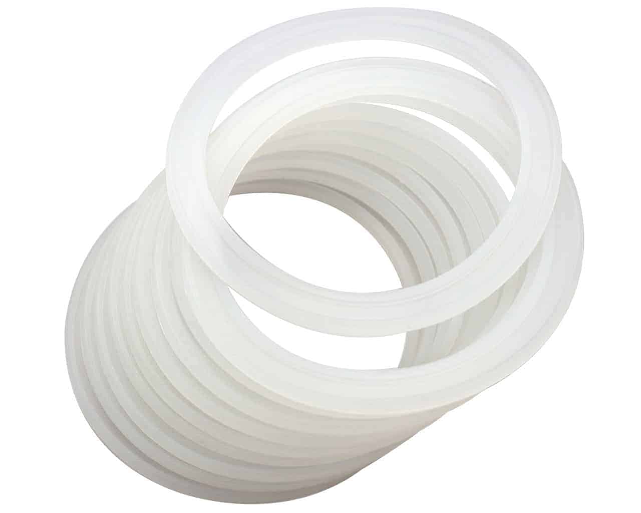 Silicone Sealing Rings, Wide Mouth