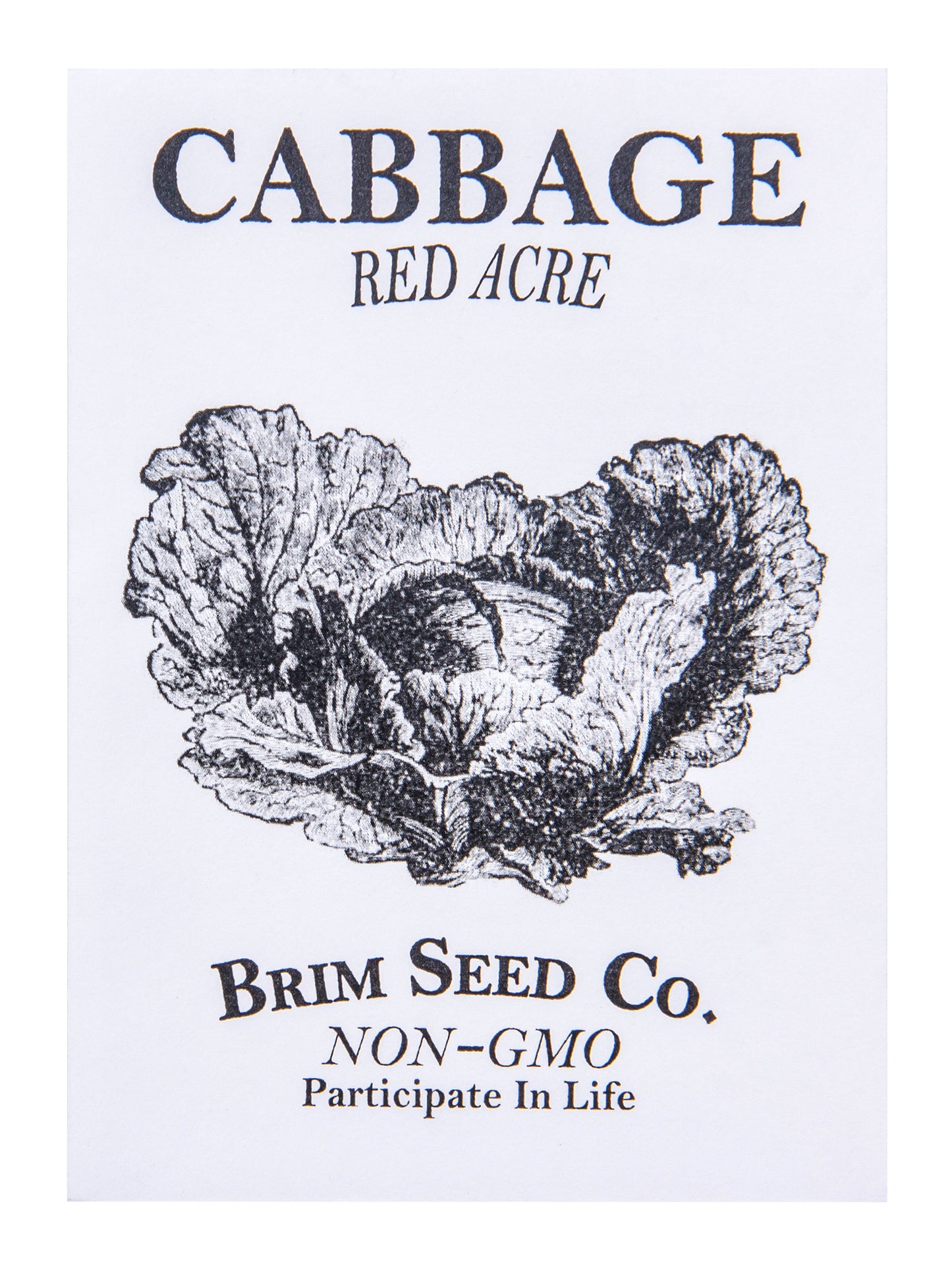 Cabbage, Red Acre Seed