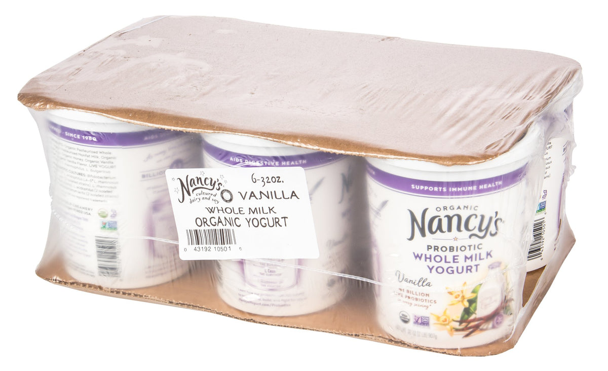 Yogurt, Whole Milk, Vanilla, Organic