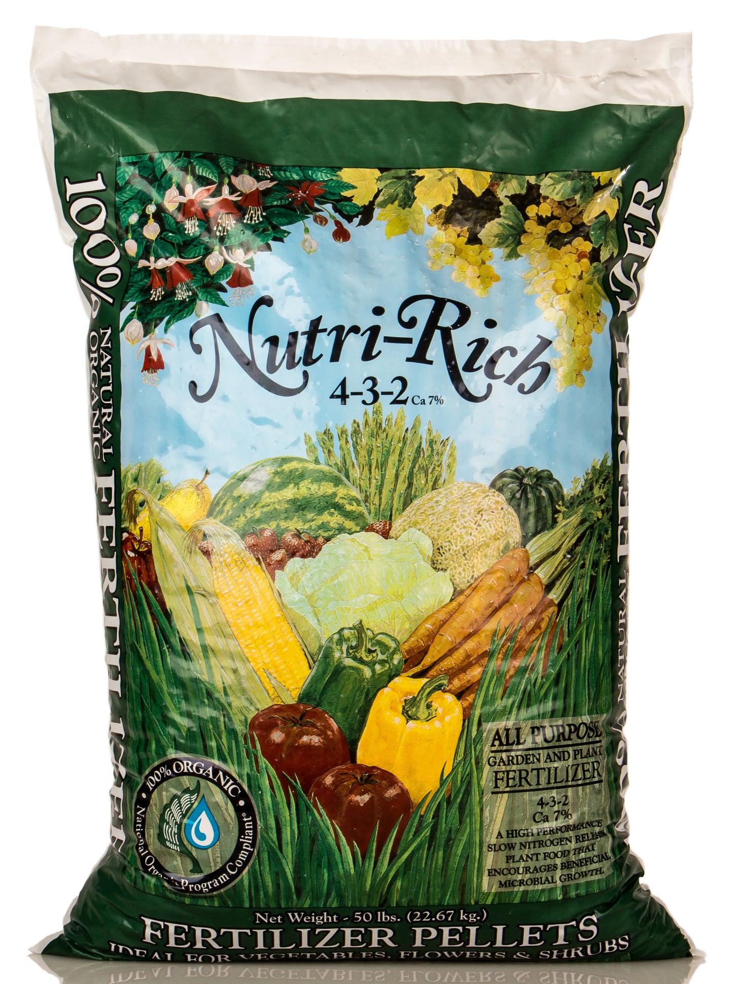 Fertilizer, Pellets, 4-3-2, Organic