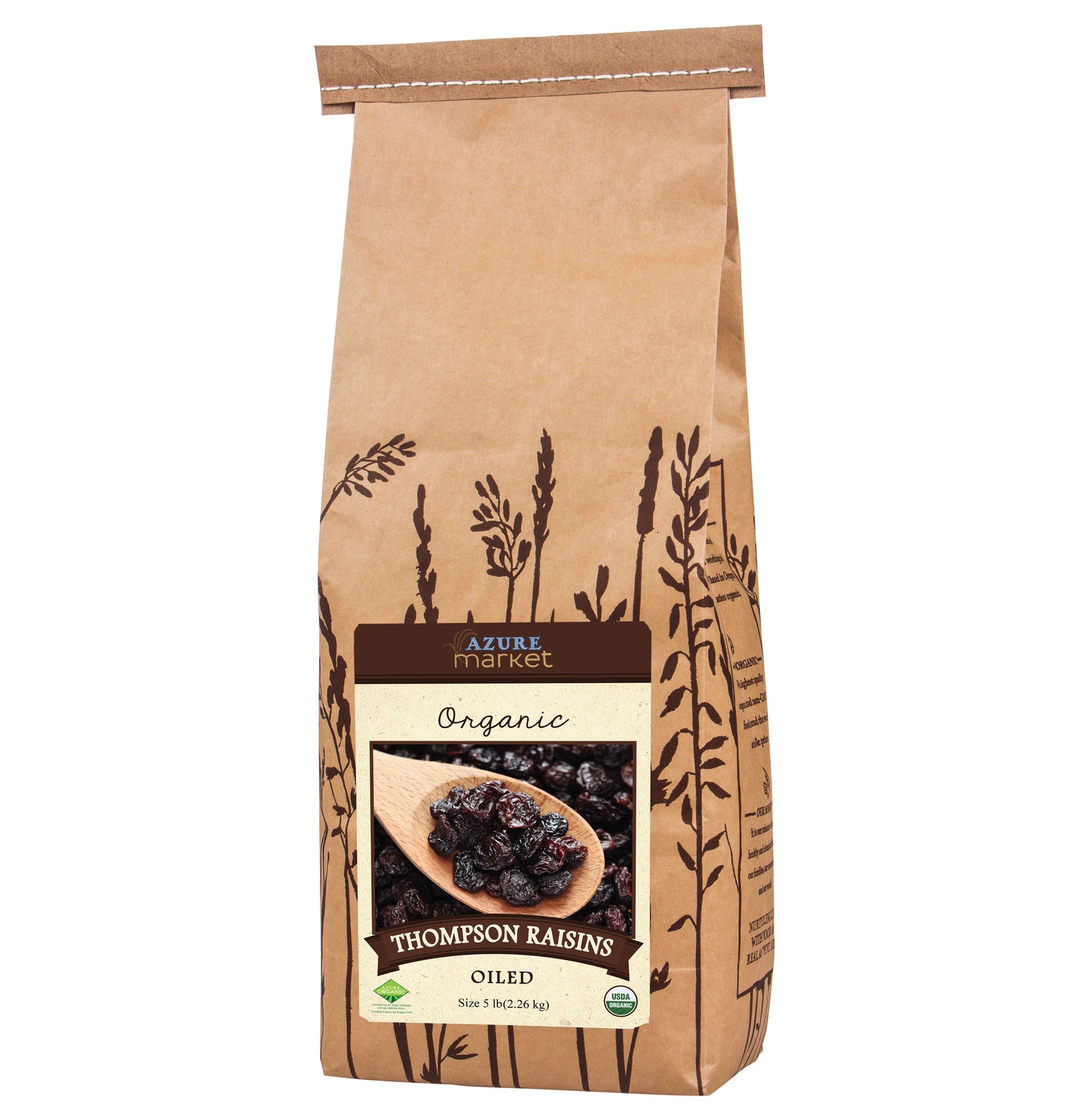 Raisins, Thompson Select, Oiled, Organic