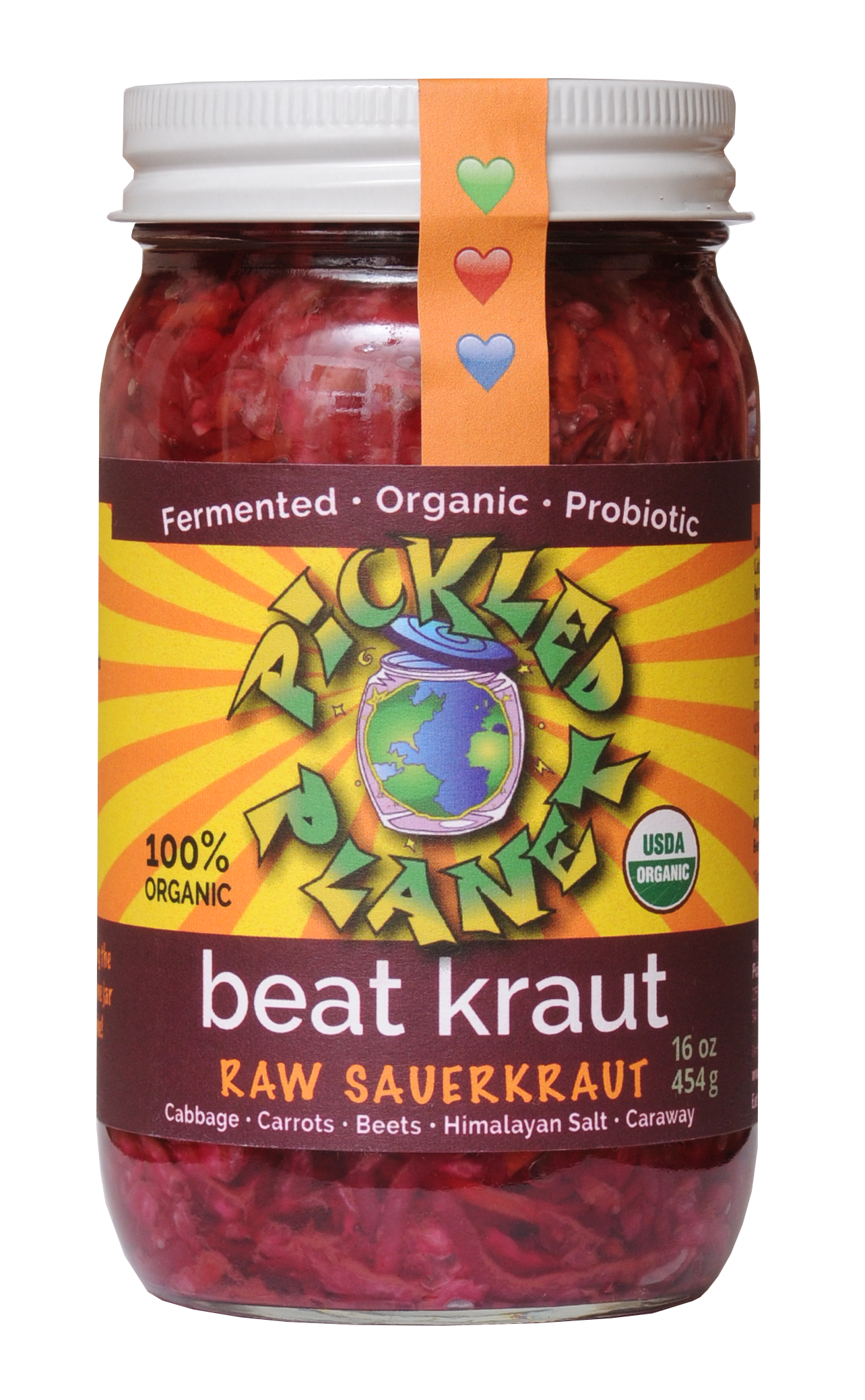 Sauerkraut, Raw, Beat Kraut, Organic