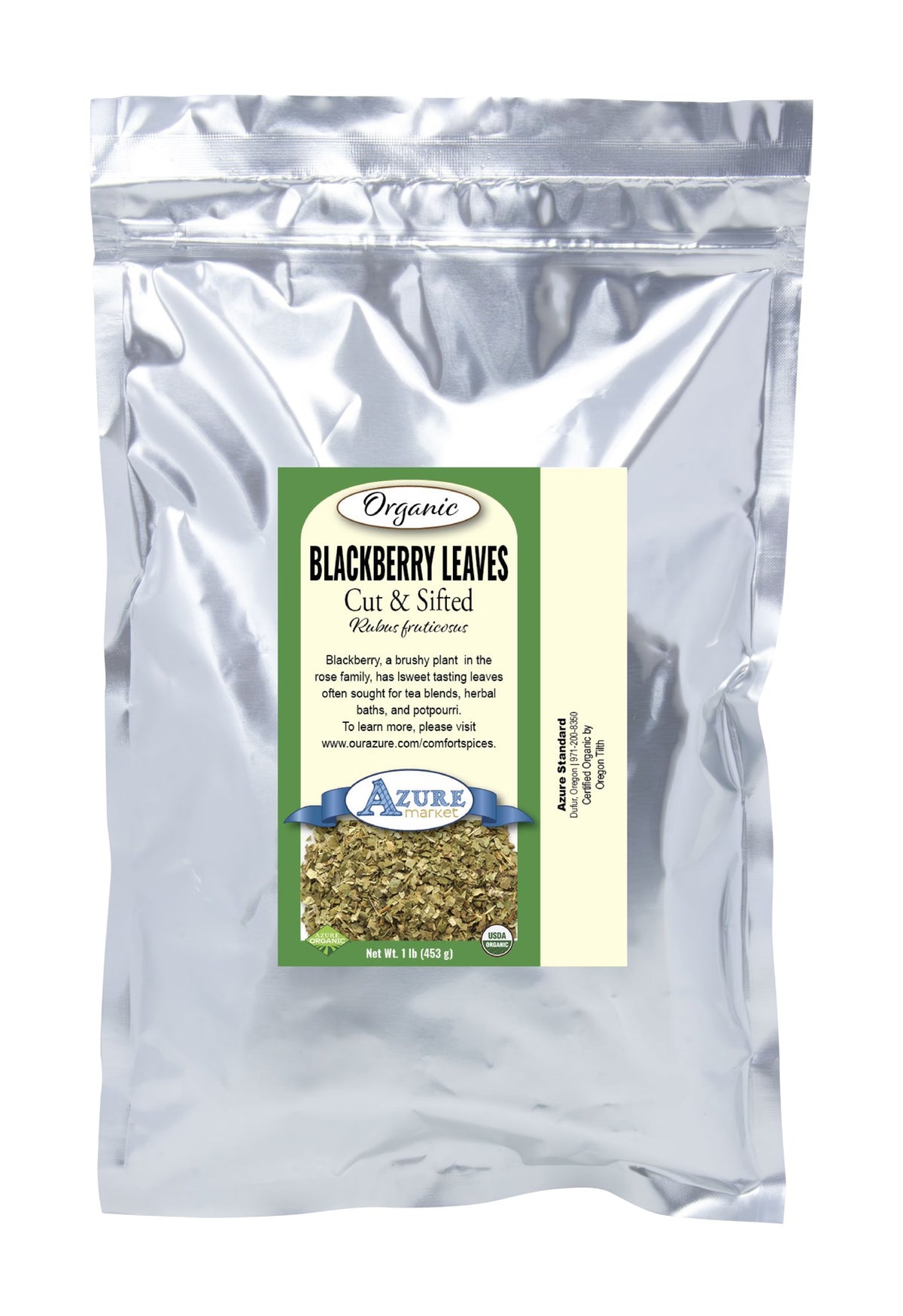 Blackberry Leaves, Cut & Sifted, Organic