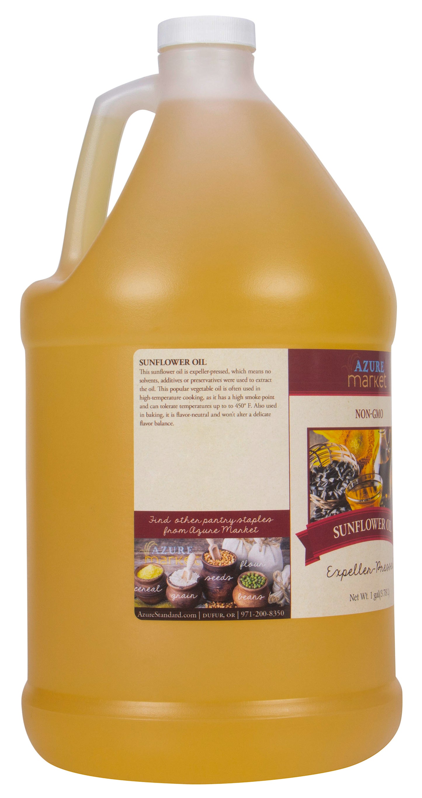 Sunflower Oil, Expeller Pressed, Non GMO