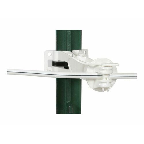 Multi-Post Pinlock 5" Offset Insulator, Heavy Duty, White