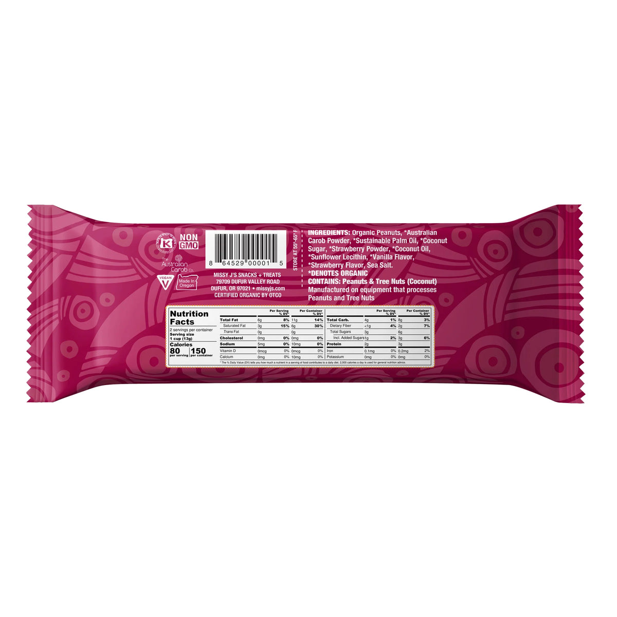 Carob Cup, Peanut Butter & Jelly, Organic